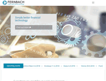 Tablet Screenshot of fernbach.com